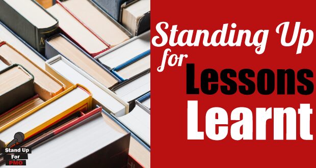 Standing Up for Lessons Learnt
