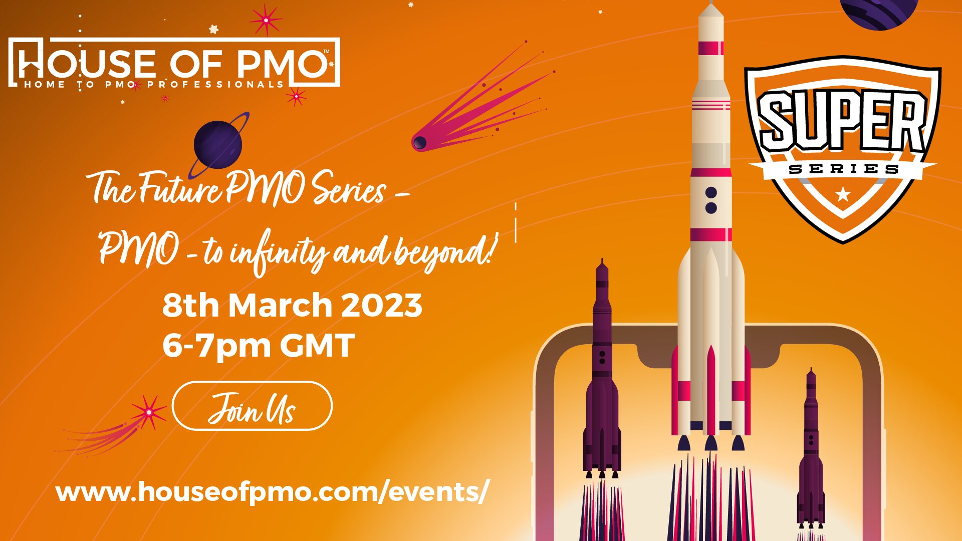 Image for the event future PMO series infinity and beyond