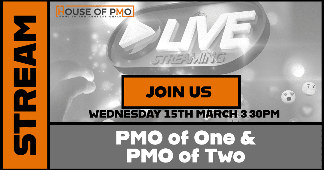 Livestream – PMOs of One and PMOs of Two