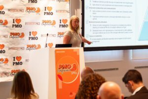 Christina at the PMO Conference 2024