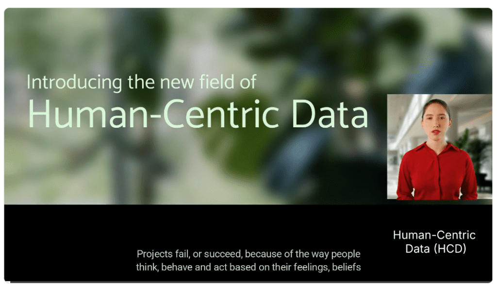 Human Centric Data and the PMO