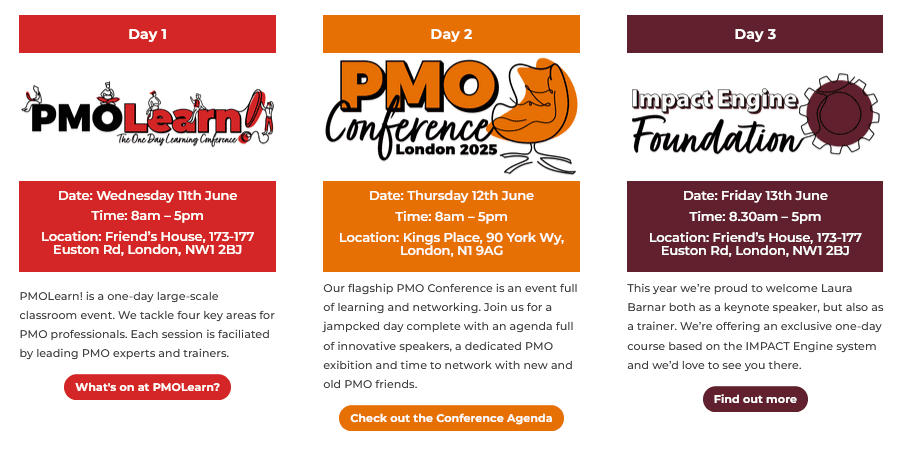 Three Day PMO Conference 2025