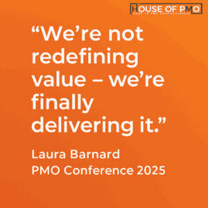 Laura Barnard at the PMO Conference - Talking About Value