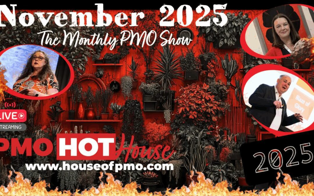 PMO HotHouse November: Awards, PMO Conferences, Blue Light PMOs and Brilliant Takeaways
