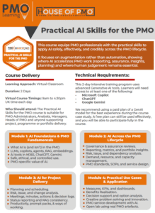 Practical AI Skills for the PMO