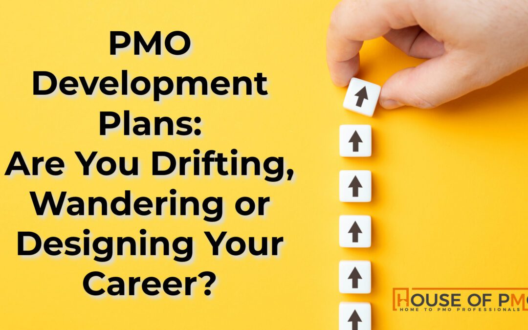 PMO Development Plans: Are You Drifting, Wandering or Designing Your Career?